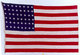 U.S. flag, 48 stars. 