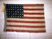 U.S. flag, 48 stars.