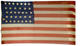33 Star U.S. Flag converted into a 34 star flag.
