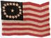 U.S. 17 Stars, 13 Stripes Flag - Hubbard Family.