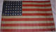 United States // 44 star Flag / Economy Stick Flag