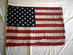 U.S. flag, 50 stars.
