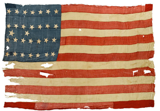 USS Constitution No.1 Ensign, 28-30 Star 1845/50