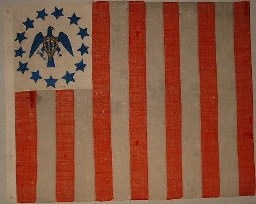 US Revenue-Marine Ensign & Custom House Flag 1790s