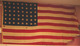 48 Star U.S. Ensign of U.S.S. Ancon, 1943.